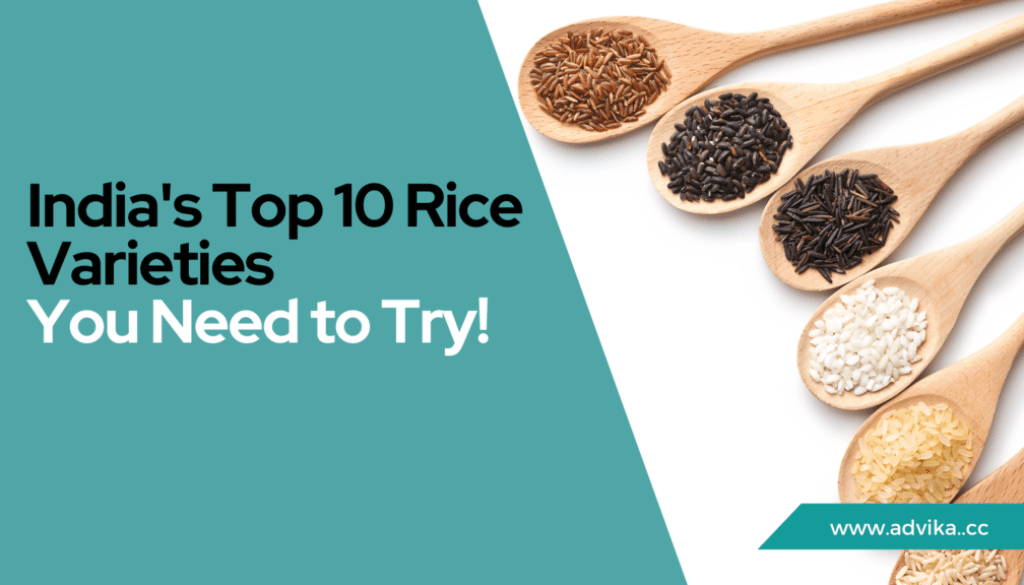 India's top 10 rice varieties