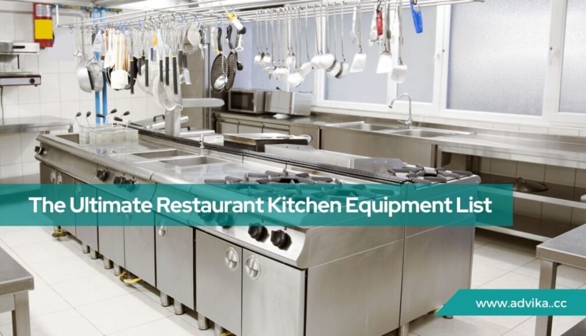 Restaurant Kitchen Equipment List