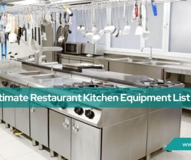 Restaurant Kitchen Equipment List